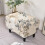 Stretch Footstool Covers Rectangular 39.9 x 60.9 cm Non-Slip Elastic Bottom A30 Fabric Protector for Ottoman 1