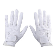 Golf Gloves for Men and Women - White and Dark Gray, Soft Breathable Training Gloves, Size 22 Small, Left/Right Hand Pair