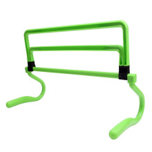 Speed Hurdles for Training Agility 5-Piece Adjustable Colourful Hurdle Rack Set for Football Jumping Drills Green