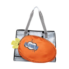 Badminton Bag Shoulder Bag Sports Racket Holder for Tennis and Party Sports, Durable Material, Adjustable Strap, Black