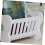 Sofa Bed Side Table Mini Coffee Table for Living Room, Modern White Shelf, Compact Design, Versatile Use 5