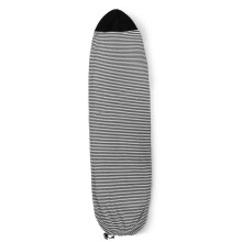 Surfboard Sock, 79x20 Black Striped Protective Surfboard Cover, Soft Fiber Material with Drawstring Closure, Surfing Accessories