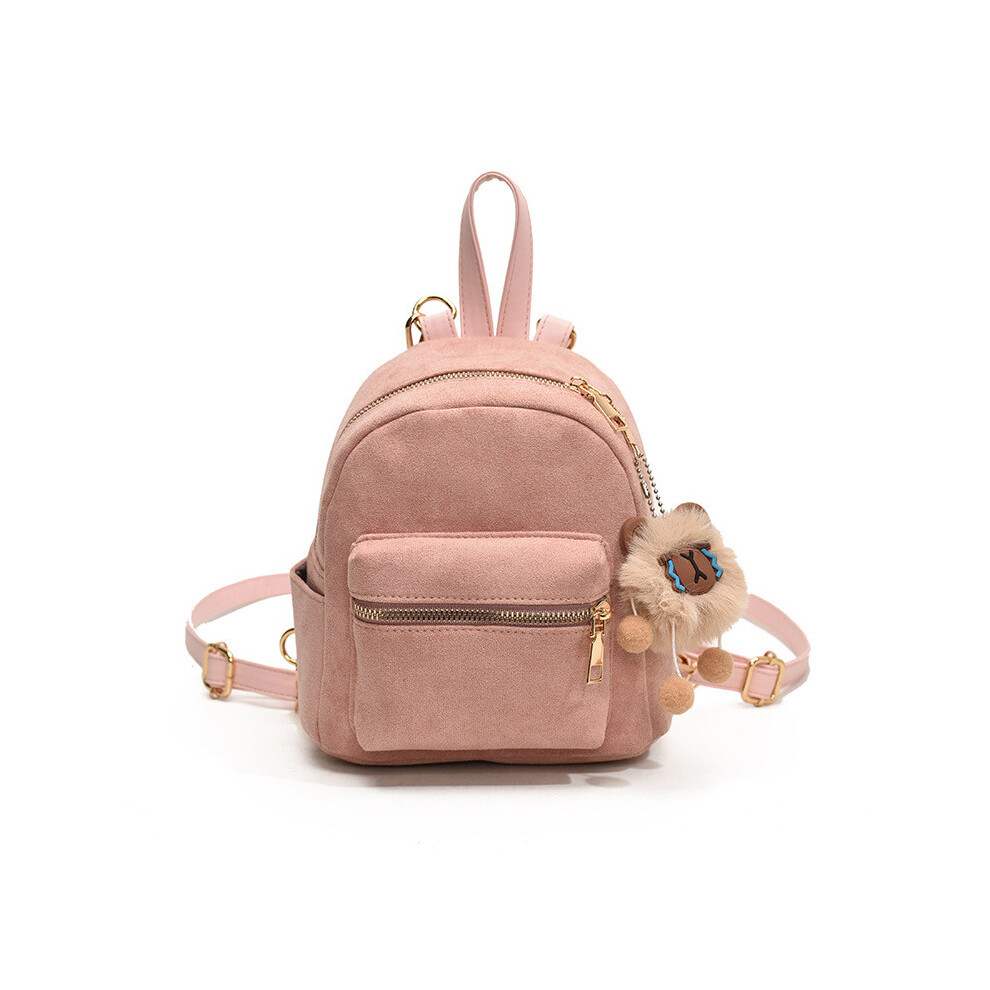 (PinkCharms) Solid Color Backpack With Functional Design For Daily Outings Commuting Casual-image-OPC-PJXKGYS-NEW