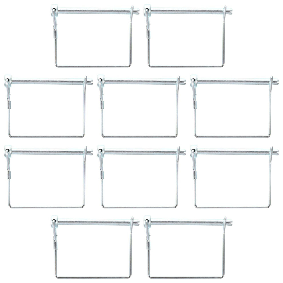 Locking Pin Safety Pin Trailer Coupler Hitch Pin Set Of 10 Carbon Steel Square Safety Pins For Towing And Trailers 6482260921150
