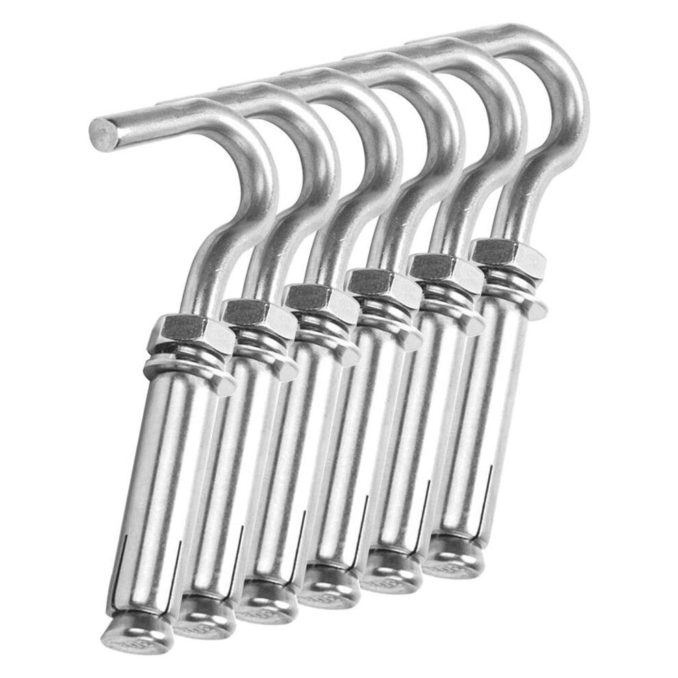 Nut Expansion Sleeve, 6 Pieces Open Expansion Bolts, Stainless Steel M6 M8 M10 M12 Anchor Eye Bolts, Durable And Reliable 6447073913792