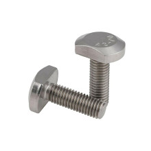 M5 M6 M8 M10 M12 T Bolts Square Head Screws 304 Stainless Steel Hammer Head Bolts for T-Slot 55mm M6 (10pcs)