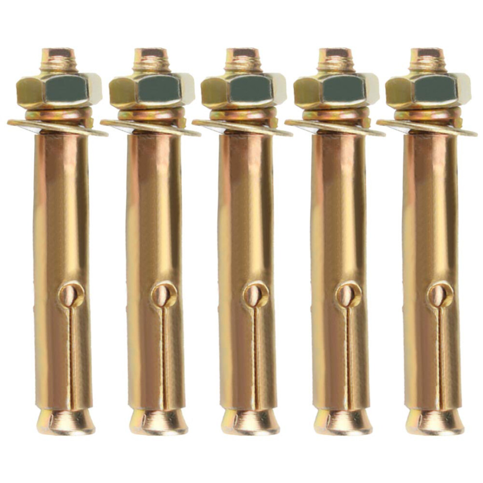 Nuts And Bolts, Expansion Bolts, M8*80 And M12*80 Sleeve Anchor Set, External Hex Nut, 10 And 5 Pieces 6038364540881