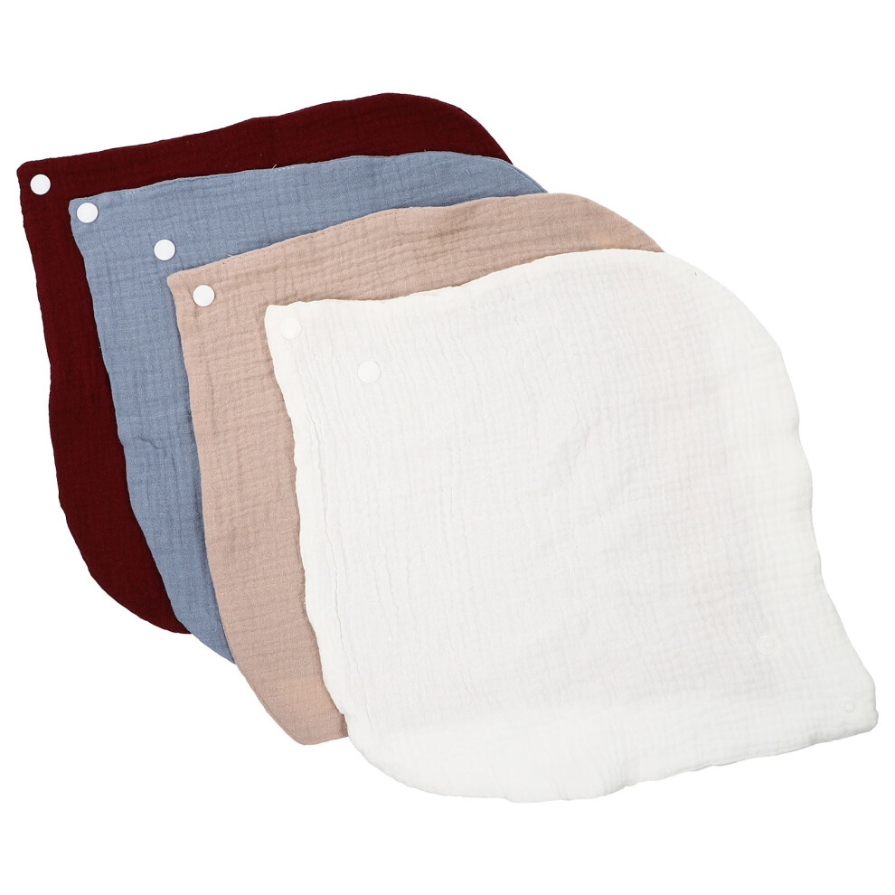 4-Delige Slabbetje Van Katoen Biologische Peutersjaal-image