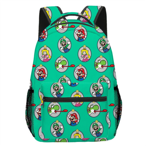 Super Mario Bros Enfants Sac À Dos Mario Anime Dessin Animé Impression