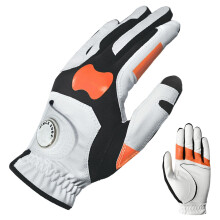 Left Hand Golf Gloves for Grip Training, Spandex Nylon Fabric, Golf Grip Trainer Gloves for Left-Handed Golfers, Size Man-23-24