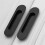 Zinc Alloy Sliding Closet Door Handle Black Drawer Knobs 100mm Decorative Push Pull Hardware 1Pc 3
