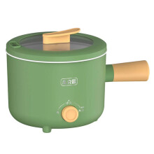 Portable Electric Hot Pot for Dormitory, Mini Non-Stick Cooker with 2 Adjustable Gears, Fast Heating for Ramen, Noodles, and Soup