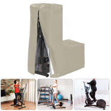 Elliptical Exercise Equipment Cover 420D Oxford Fabric Waterproof Dustproof 181x74x165cm Cross Trainer Protection
