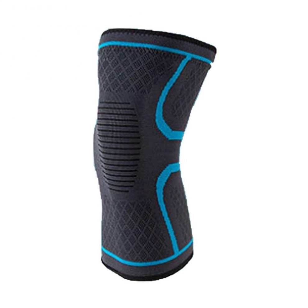 Knee Pads For Sports Blue M, Elastic Nylon Knee Support For Fitness, Running, Basketball, Volleyball, Patella Brace 6482260923277