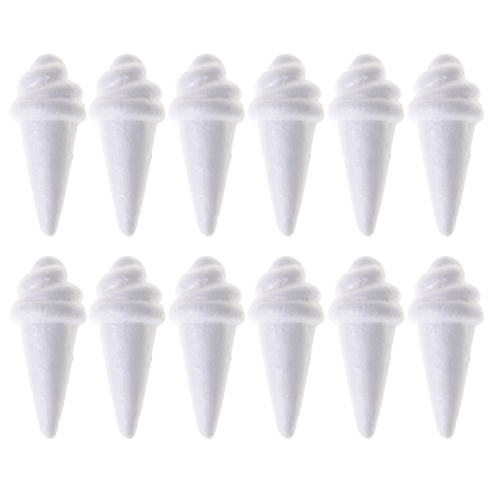 12 Stuks Kinder Foam Bloemstuk Wit-image