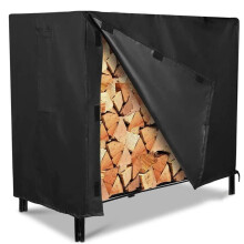 Cover for Firewood Shelf, Durable Waterproof Storage for Outdoor Logs, 122 x 61 x 107 cm, Garden Wood Holder Cover