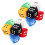 12pcs Fashionable Soft Hanging Dice Decorative 6