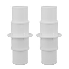 2-Piece Pool Vacuum Hose Connector, Plastic Pool Vacuum Hose Adapter, Compatible with Pool Filter Pump Systems