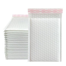Padded Envelopes 50 Pack 5.1 x 5.9 Inch Self-Adhesive Foam Bubble Mailers White for Shipping and Gift Packaging
