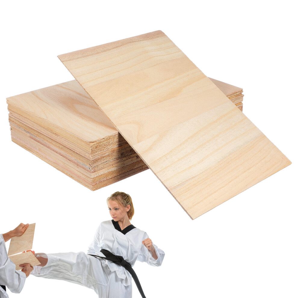 20 Taekwondo Breekbord Prestatiebord Gebroken Muurhout-image