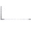 Règle Inox Argent Épaissie Pour Mesure D'angles Rigide 1