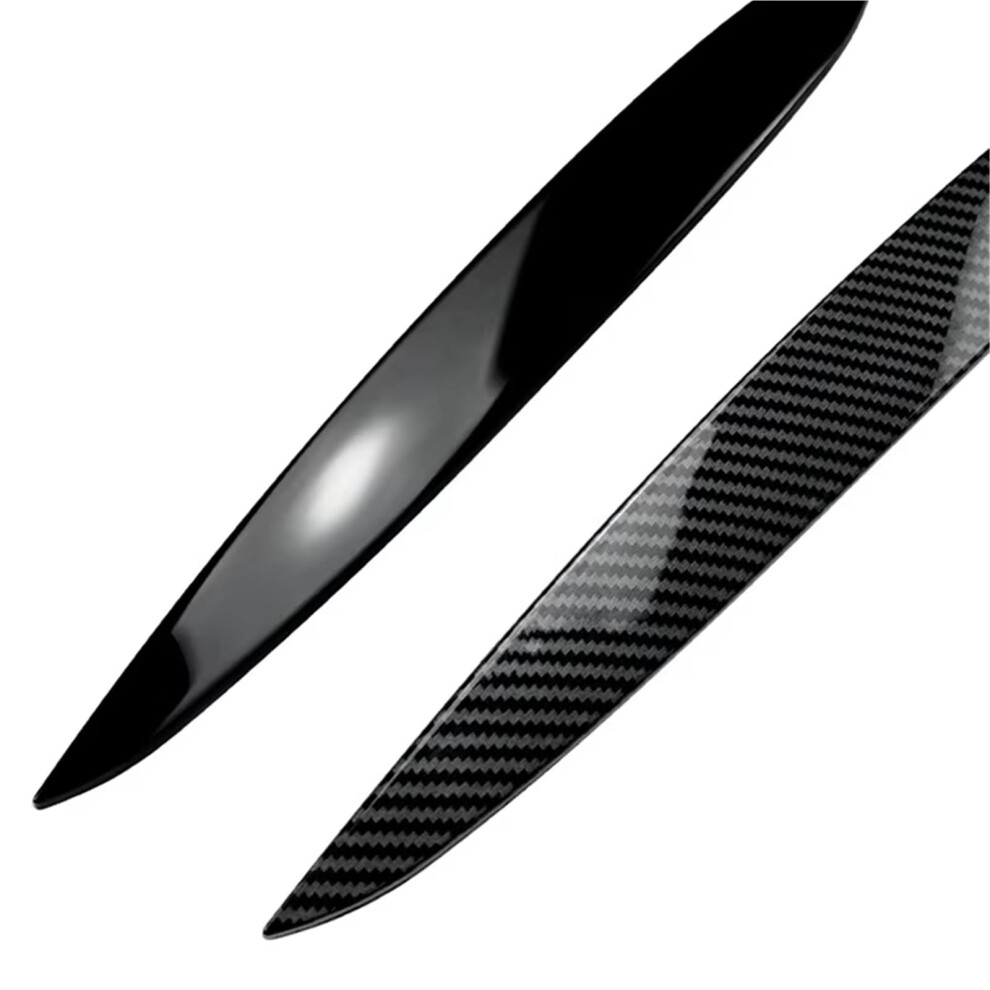 Headlight Eyebrow Trim For Vw Golf 4 Mk4 Iv 1997-2005 Front Cover Garnish Strip Sticker Compatible With Oem Specifications 6482260925882