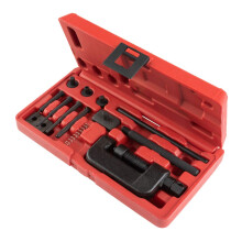 Chain Riveting Tool Standard for 1/8" to 1/4" Chains, Heavy-Duty Steel Construction, Easy to Use