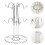 1Pc Silver Mug Storage Holder Iron Cup Organizer for Kitchen and Home 6