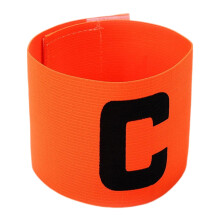 Captain Armband - Secure Fit Fitness Captain Armband for Soccer Teams | Stylish Orange Sleeve Badge for Competitions