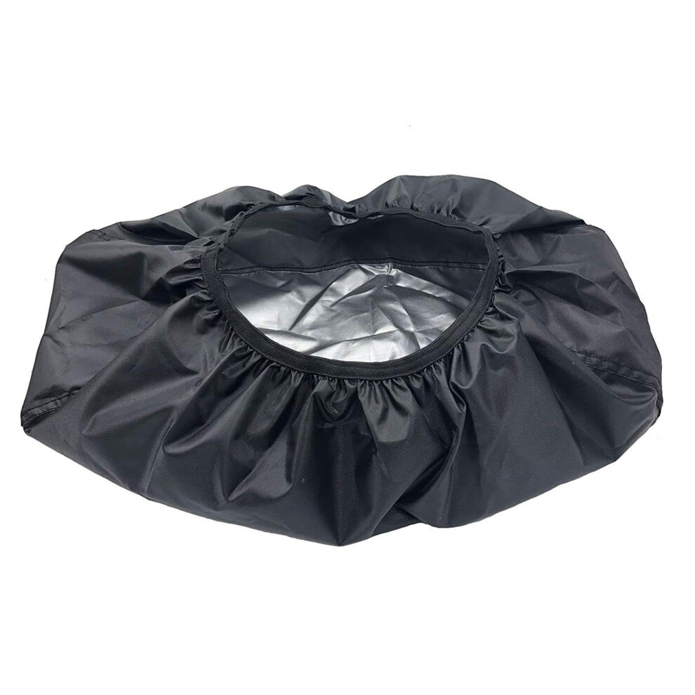 Car Winch Cover 600D Heavy Duty Protection For 8500-17500 Lb Winches, 56X25x19cm, Elastic Fit Cover Black 6482260926582