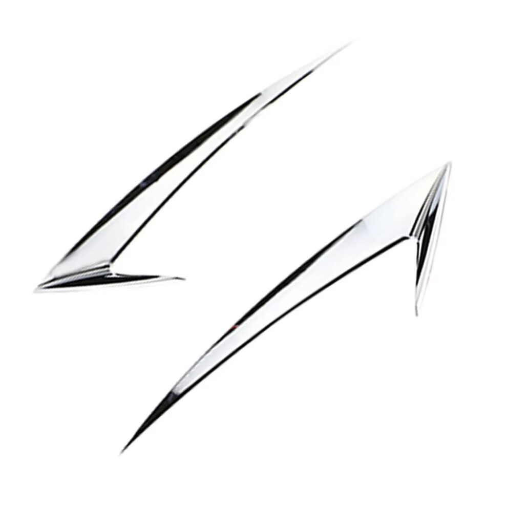 Car Headlight Eyebrow Stickers For 2009-2014 Chevrolet Cruze Sedan Hatchback, Custom Fit Headlight Trim Strip, Black 6482260926629