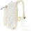 Spacious Tennis Racket Backpack for Safe Storage, Durable Material, Fits Multiple Racquets, White Color 5