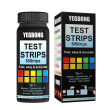Pool Test Strips Kit for Chlorine and pH - Accurate Spa and Hot Tub Water Testing Strips for Swimming Pools