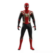 (150) New Spiderman No Way Home Cosplay Jumpsuit Mask Peter Adult Zentai Bodysuit