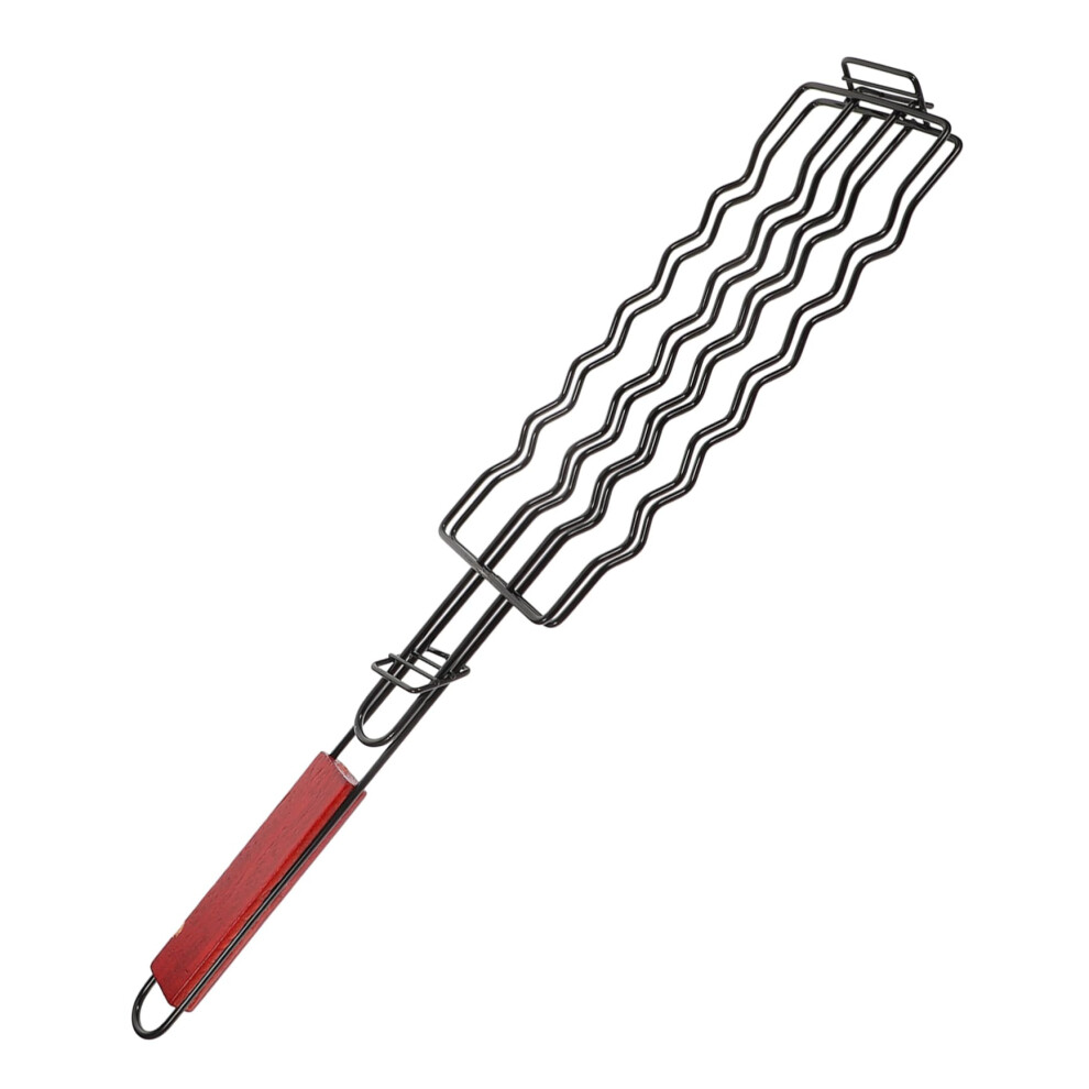 Grillkorb WurststÃ¤nder Hot Dog GrillzubehÃ¶r Edelstahl Grillschale fÃ¼r AuÃengrill Schwarz  Grillwerkzeug fÃ¼r Hotdogs-image-OPC-PJXNHYS-NEW