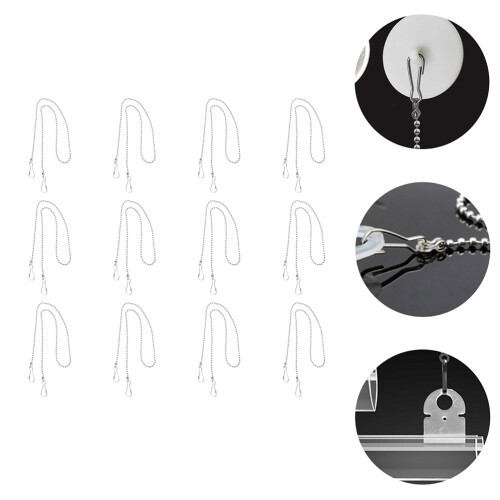 12pcs Metal Hanging Chains Iron Poster Hanger For Indoor Use 2