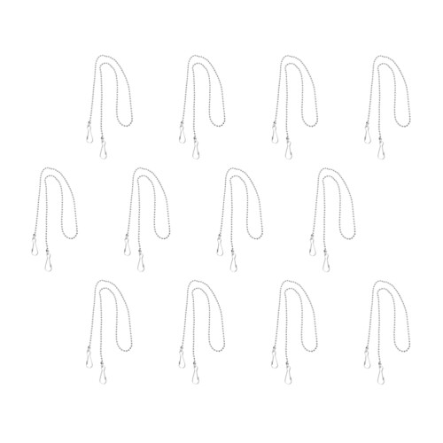12pcs Metal Hanging Chains Iron Poster Hanger For Indoor Use