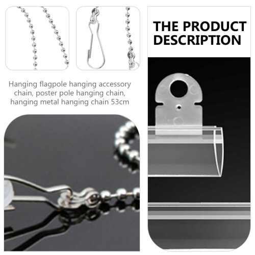 12pcs Metal Hanging Chains Iron Poster Hanger For Indoor Use 1
