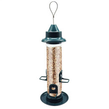 Wild Bird Feeder, Outdoor Tree Mount Bird Feeding Station, 5.12 x 12.99 Inch, Sturdy Decor for Swallows and Sparrows
