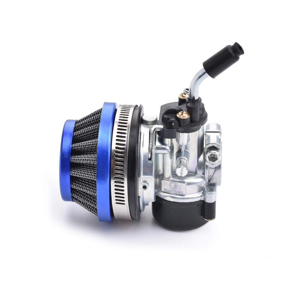 Racing Carburetor for 2 Stroke 49cc 66cc 70cc 80cc Engine with Air Filter for Motorized Bicycle Blue-image-OPC-PJXNP8V-NEW