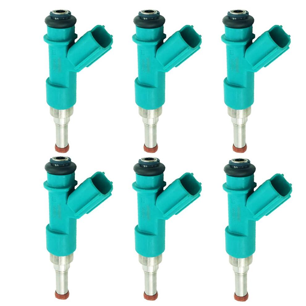 6Pc Fuel Injector Compatible Replacement For 2011-2016 Highlander Sienna 3.5L Avalon Camry Lexus Rx350 Es350 23250-0P010 6947110426587
