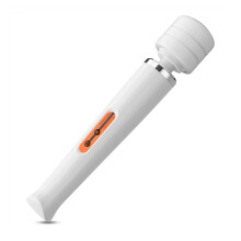 Thrusting Dildo 10 Speeds Powerful Vibrator for Women G Spot and Nipple Massage Plug-in Adult Sex Toy White