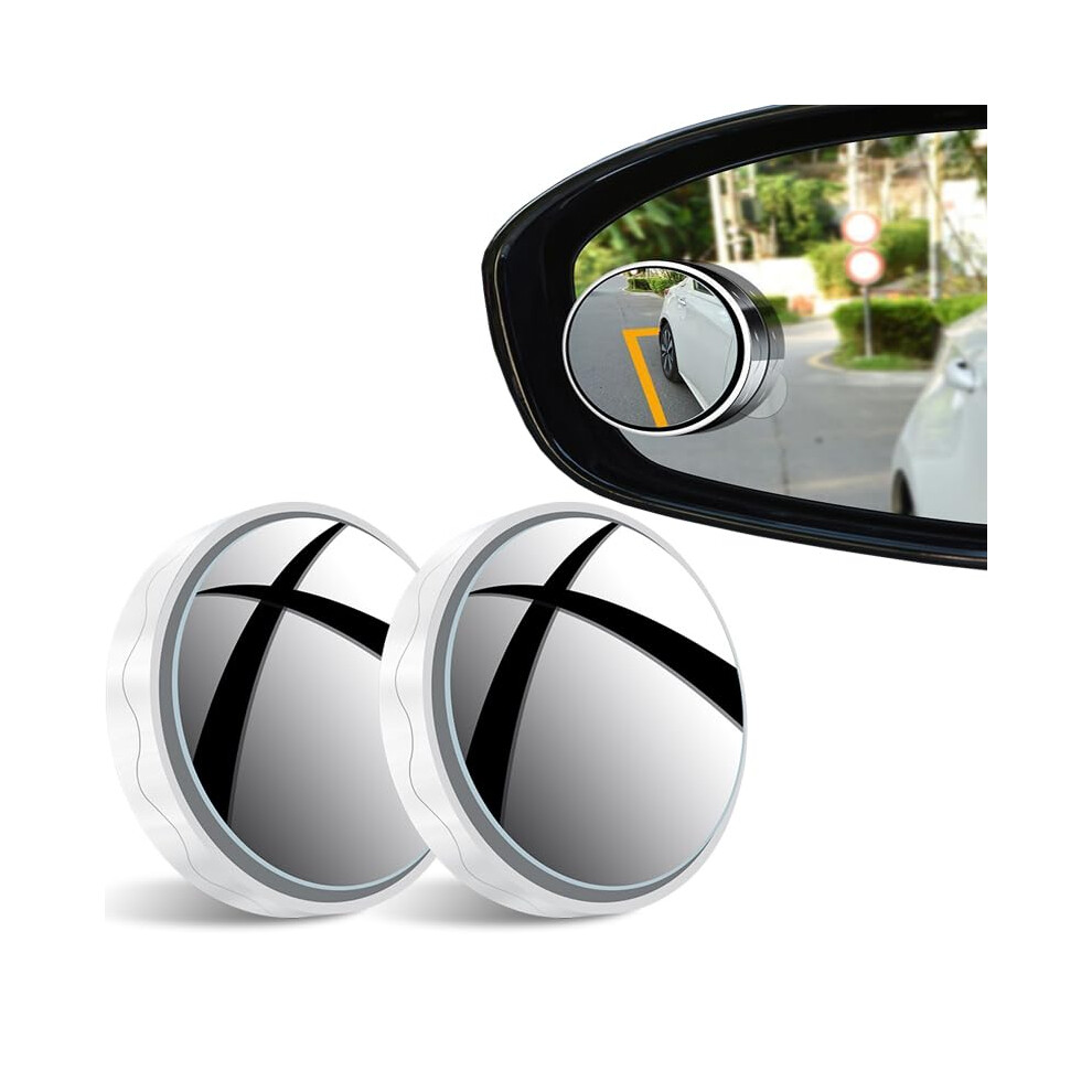 2Pcs Car Blind Spot Mirror For Mercedes Benz Slk Slc R170 R171 R172, 360 Adjustable Hd Rear View Auxiliary Mirror 6038364550200