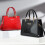 (Black)Crocodile Embossed Handbags Double Handle Tote Bag Womens Crossbody Bag Work For 4