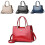 (Black)Crocodile Embossed Handbags Double Handle Tote Bag Womens Crossbody Bag Work For 5