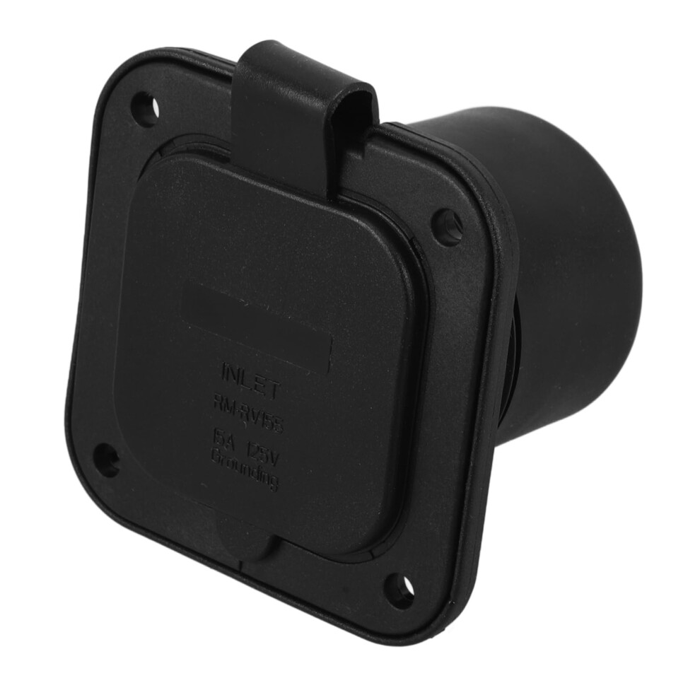 Lightweight Rv Power Inlet Port Plug Waterproof Socket Receptacle For Rvs And Boats, Durable 30A 125V Connection 6482260929712