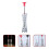 Red Stainless Steel Cherry Pitter Tool Manual Fruit Core Remover 5