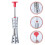 Red Stainless Steel Cherry Pitter Tool Manual Fruit Core Remover 2