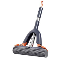 Small Sponge Mop Short Handled Portable Wet and Dry Cleaning Mop for Glass Tile and Desktop Use