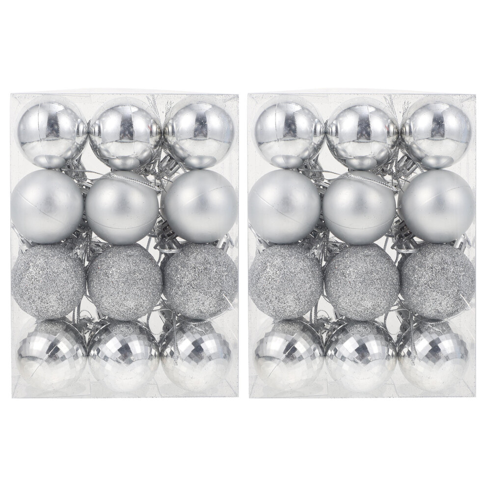 Plastic Kerstballen Ornamenten EssentiëLe Voor Desktop-image